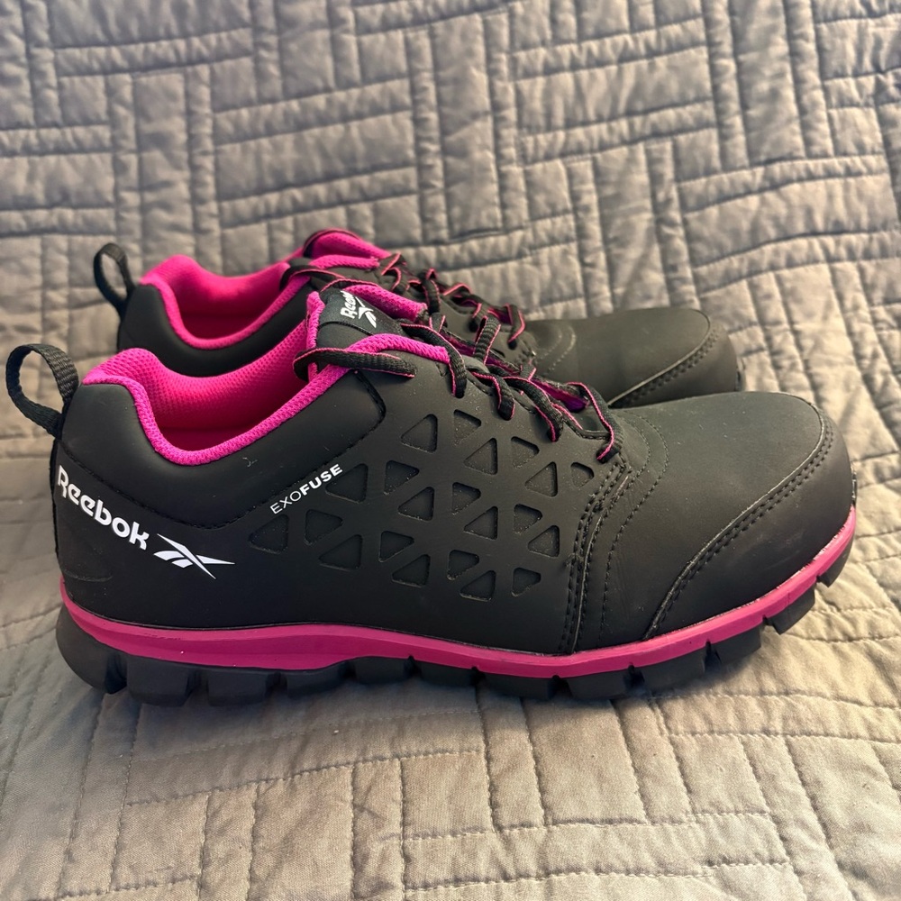 Reebok Exofuse Sublite Steel Toe ASTM F2413-18 Shoes Womens Size 9 M Safety Work